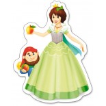 Puzzle Castorland 4 in 1 -Pretty Princesses, 4/5/6/7 Piese