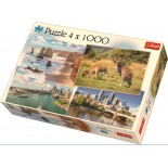 Puzzle Trefl -Oceania, 4X1000 Piese (90674)
