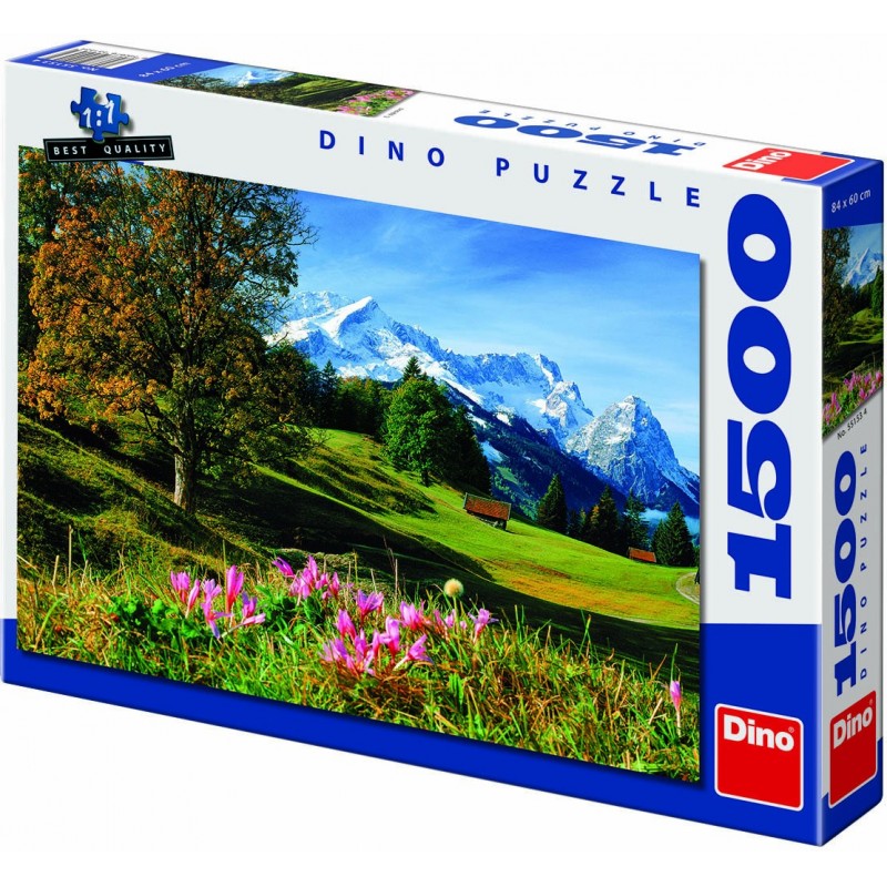 Puzzle Dino -Bavarian Alps, 1500...