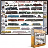 Puzzle Eurographics - History Of Trains, 1000 piese (8000-0251)