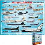 Puzzle Eurographics - Airplanes, 100 piese mini (8104-0086)