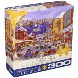 Puzzle Eurographics - Carol Dyer:Market Days on Fulton Street, 300 Piese Xxl (8300-5384)