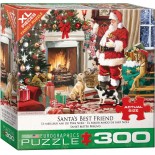 Puzzle Eurographics - Santa's Best Friend, 300 piese XXL (8300-5399)