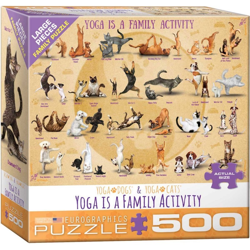 Puzzle Eurographics - Yoga is A...