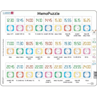 Puzzle Larsen - MemoPuzzle (in Norwegian), 54 piese (GP5-NO) 2