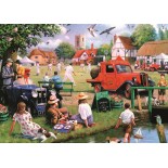 Puzzle Jumbo - Kevin Walsh:The Village Green, 4X1000 Piese (11145)