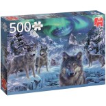 Puzzle Jumbo - Trevor Mitchell:Wolves in Winter, 500 Piese (18329)