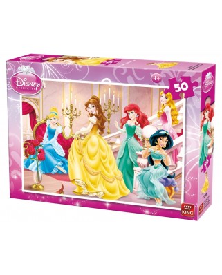 Puzzle King - Personaje Disney, 50 piese (05280-B)